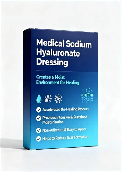 Pansament medical cu hialuronat de sodiu